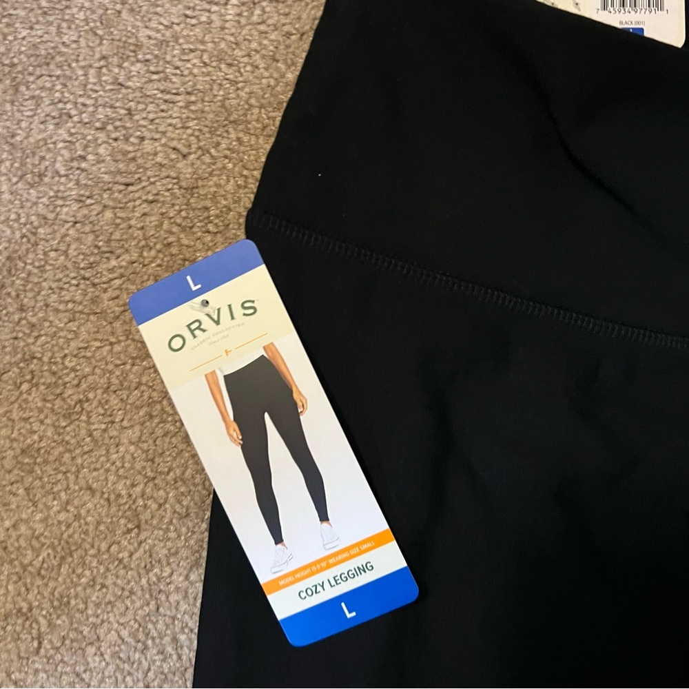Orvis fleece lined cozy legging NWOT